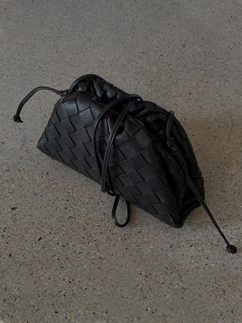 Amelia | Mini Woven Vegan Leather Bag for Women