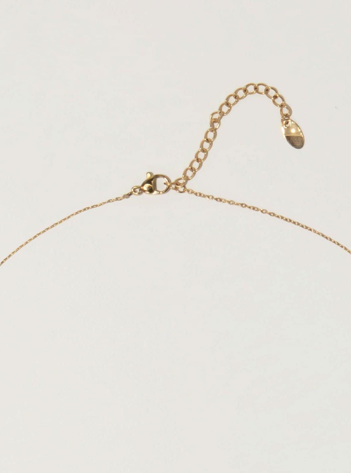 Carnelian Stone Heart Necklace - ShopLorca
