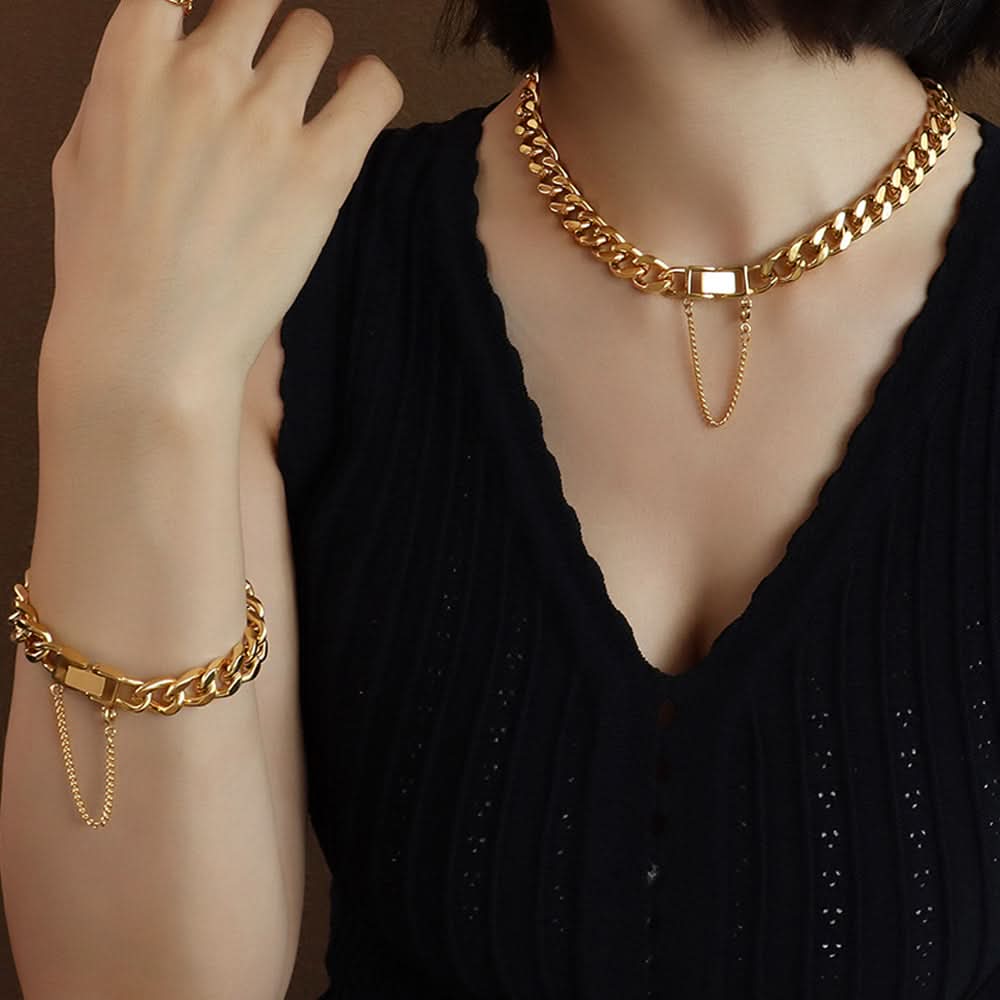 Contemporary Buckle Jewelry Set - ShopLorca