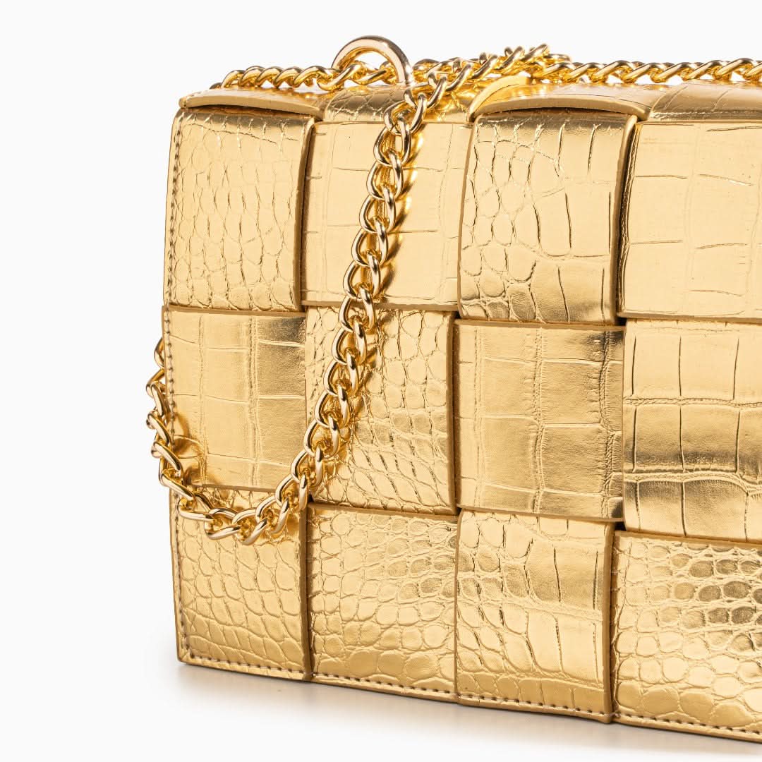 Crocodile Pattern Crossbody Bag - ShopLorca