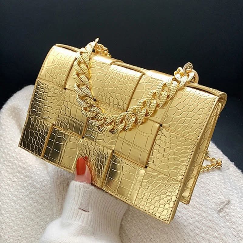 Crocodile Pattern Crossbody Bag - ShopLorca