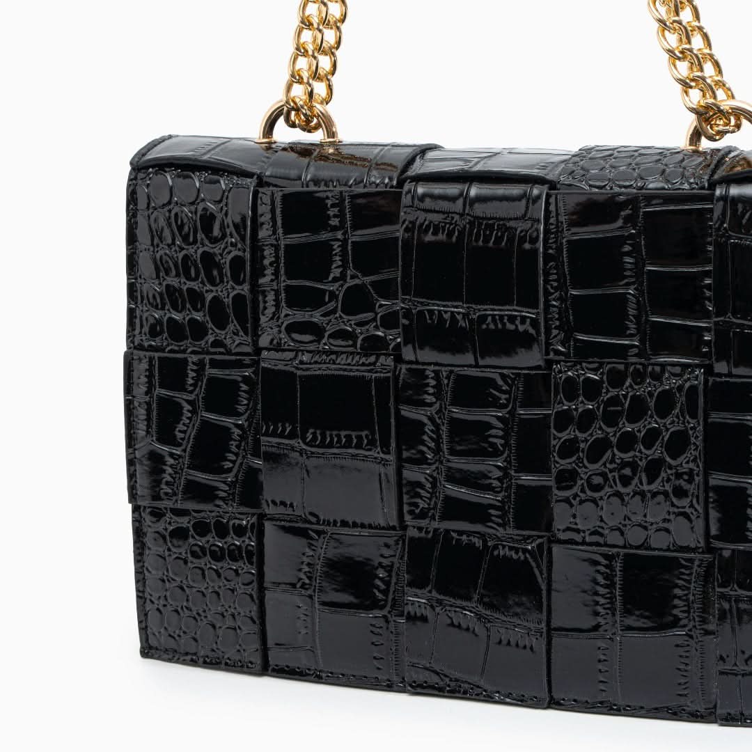 Crocodile Pattern Crossbody Bag - ShopLorca