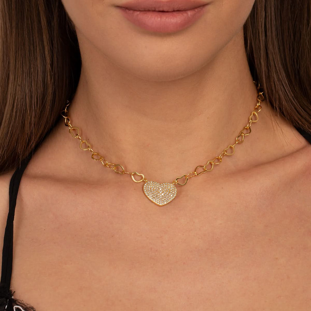Dazzling Heart Necklace - ShopLorca
