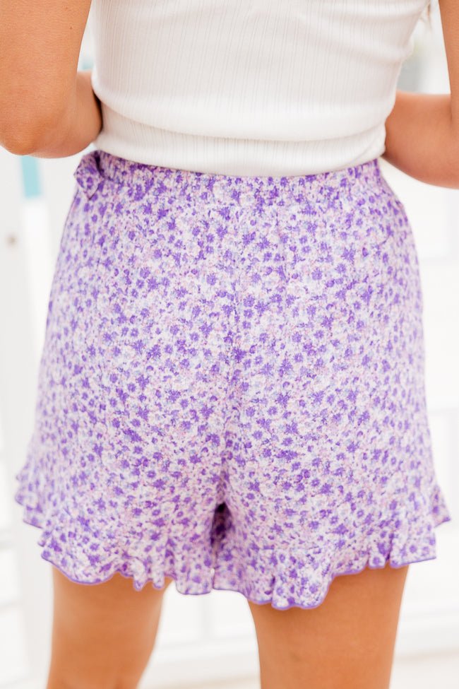 Garden Walls Lavender Floral Skort SALE - ShopLorca