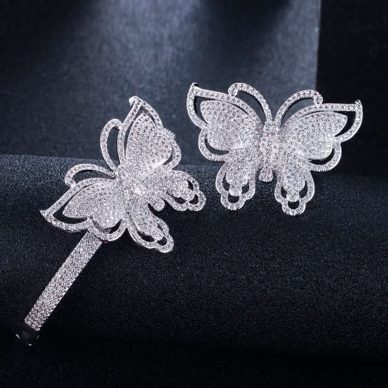 Glistening Butterfly Jewelry Set - ShopLorca