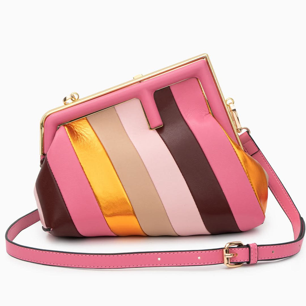Haisley Stitching Clip Crossbody Bag - ShopLorca