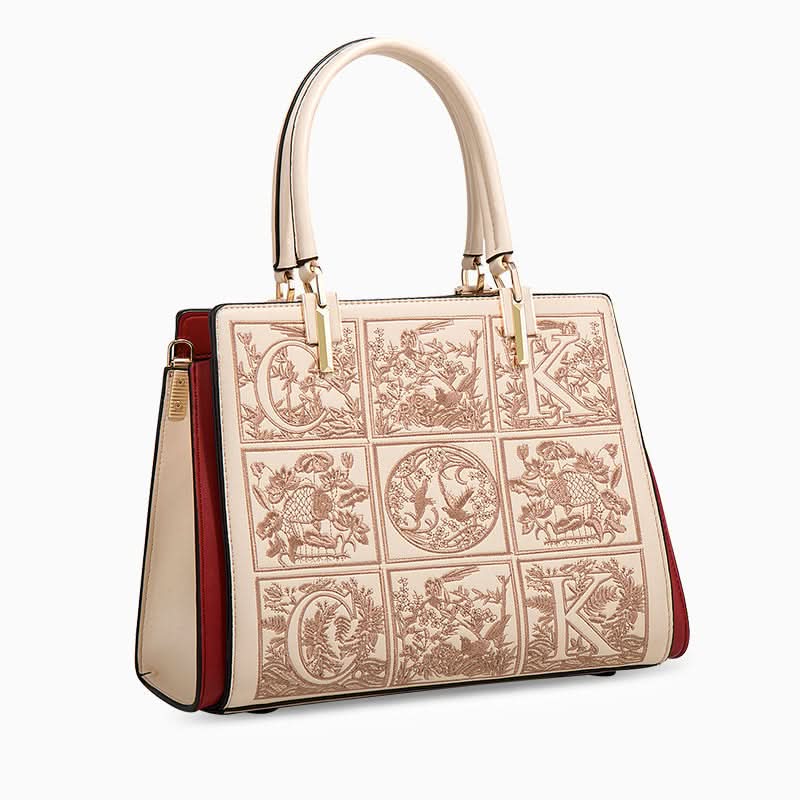 Havilah Embroidery Medium Tote Bag - ShopLorca