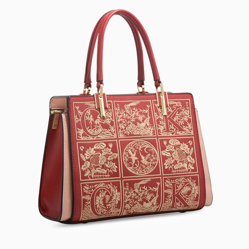 Havilah Embroidery Medium Tote Bag - ShopLorca
