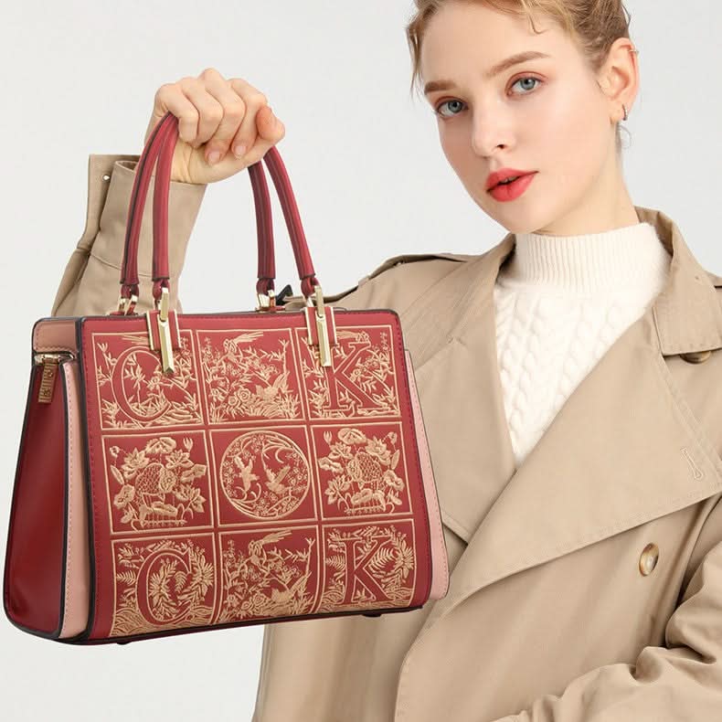 Havilah Embroidery Medium Tote Bag - ShopLorca