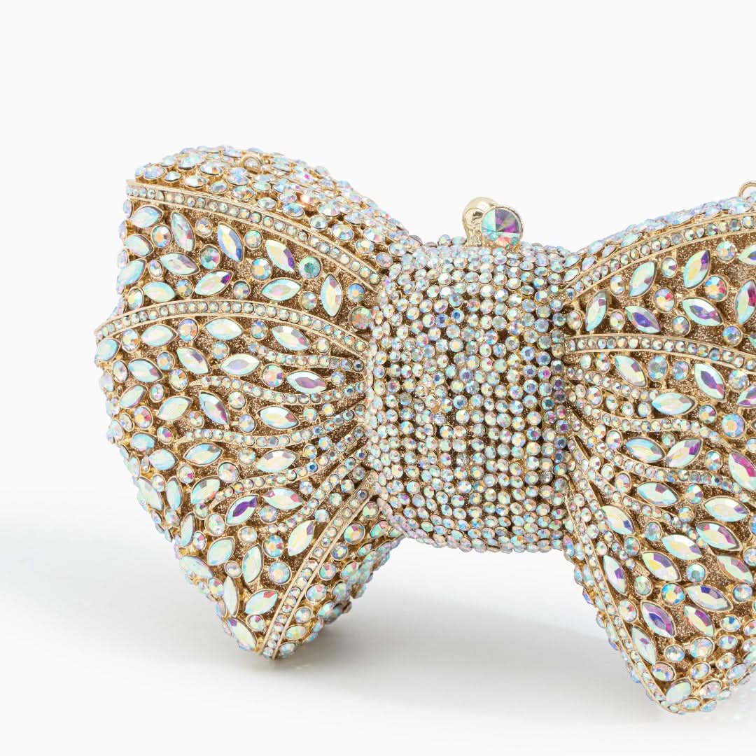 Isabella Ribbon Shaped Clutch Bag - ShopLorca