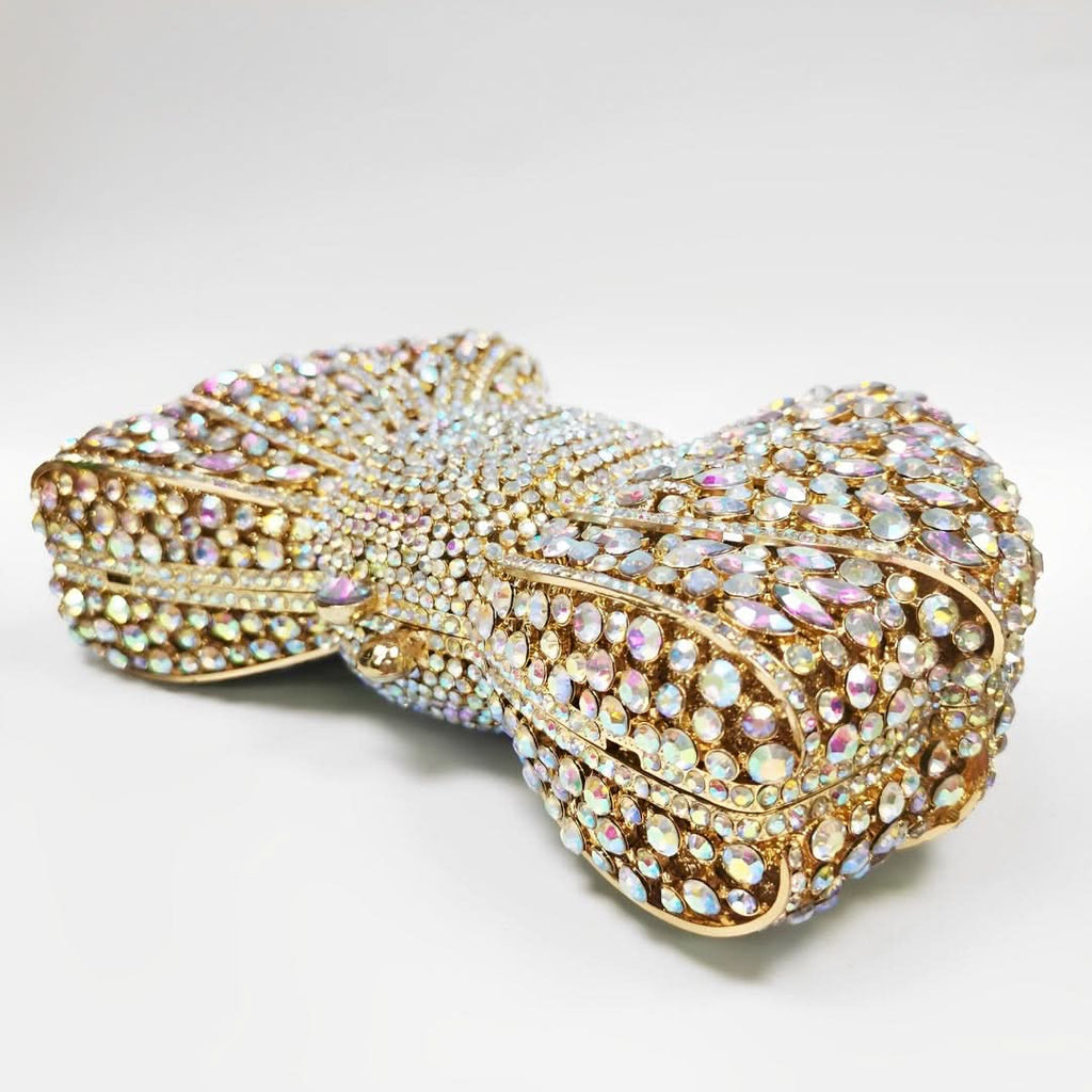 Isabella Ribbon Shaped Clutch Bag - ShopLorca