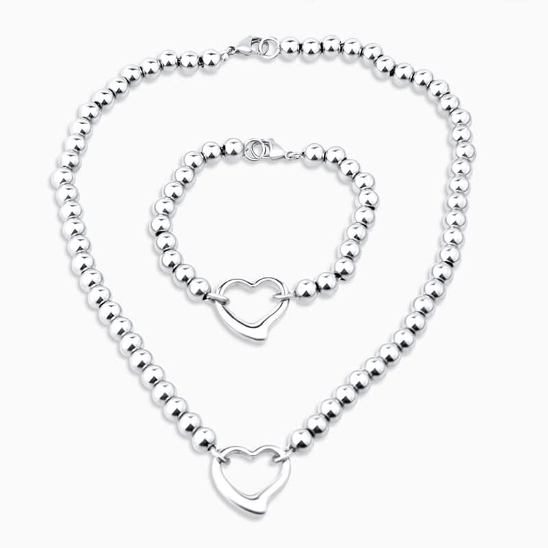 Jazuri Heart Pendant Set - ShopLorca