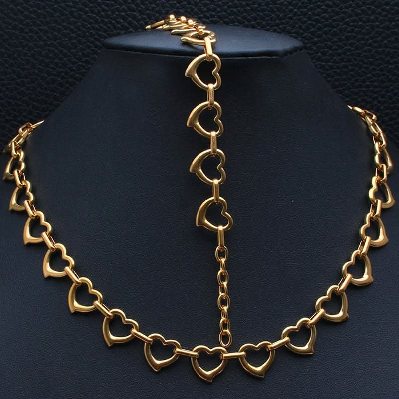 Lux Hearts All Around Jewelry Set - ShopLorca