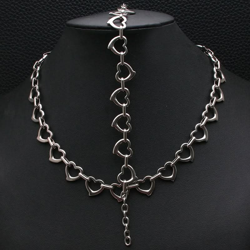 Lux Hearts All Around Jewelry Set - ShopLorca