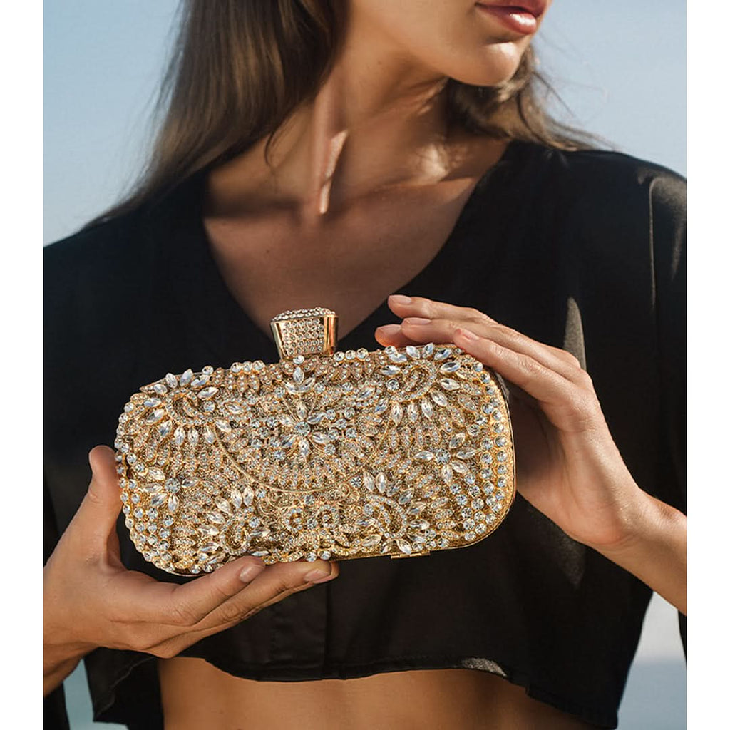 Luxurious Flower Clutch Bag - ShopLorca