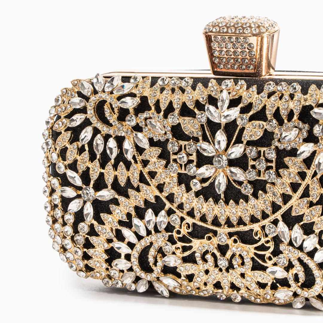 Luxurious Flower Clutch Bag - ShopLorca