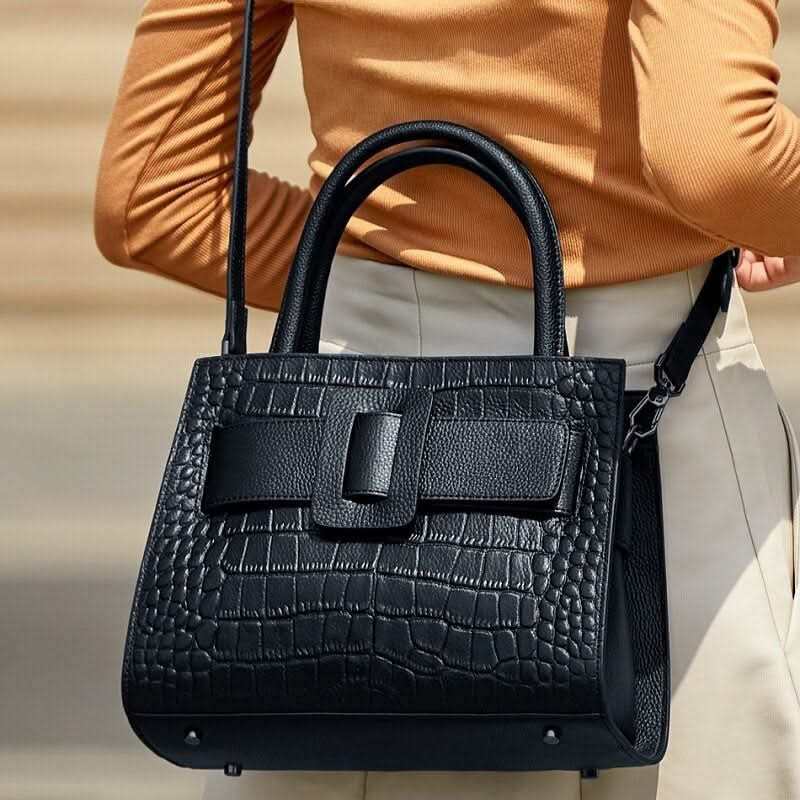 Neesha Genuine Leather Medium Tote Bag - ShopLorca