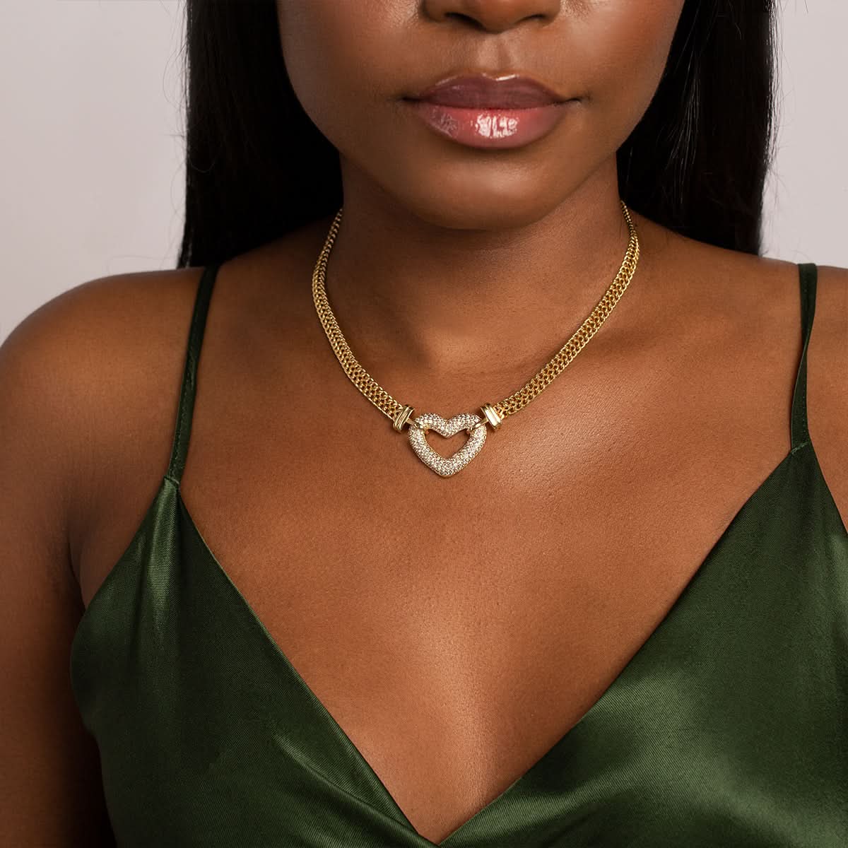 Paris Heart Pendant Jewelry Set - ShopLorca