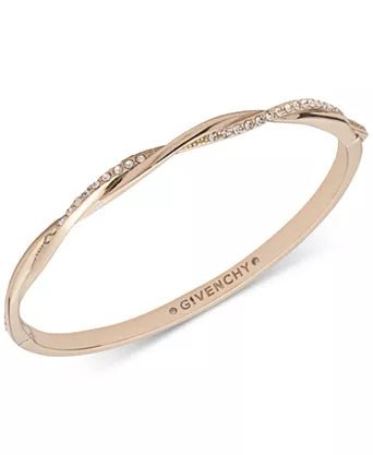 Pavé Twist Bangle Bracelet - ShopLorca