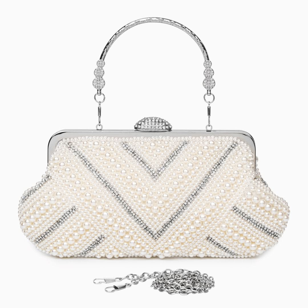 Pristine Pearl Clutch Bag - ShopLorca