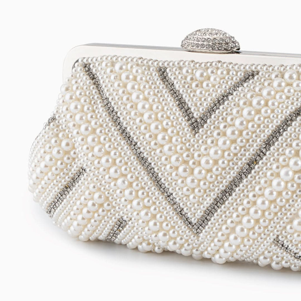 Pristine Pearl Clutch Bag - ShopLorca