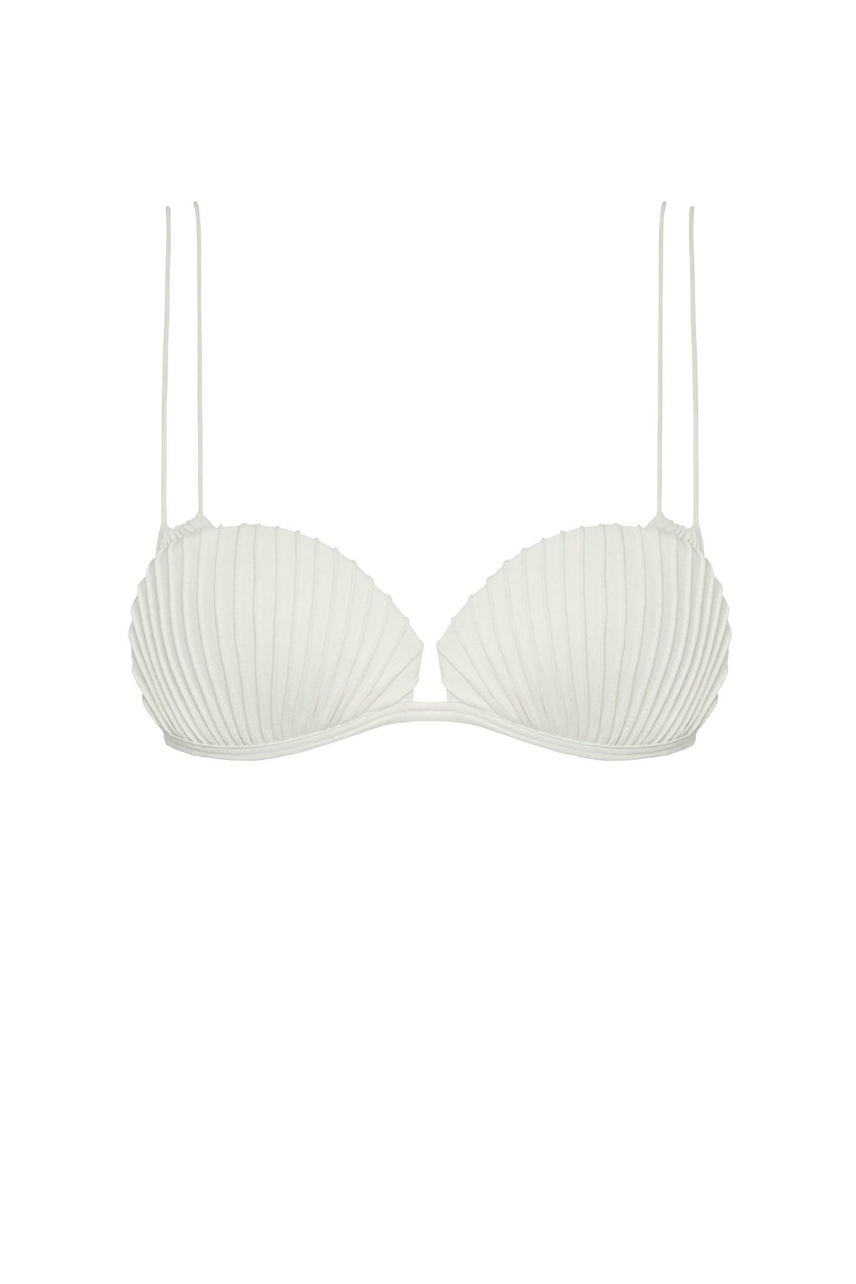 Shell Bikini Top - Off - White - ShopLorca