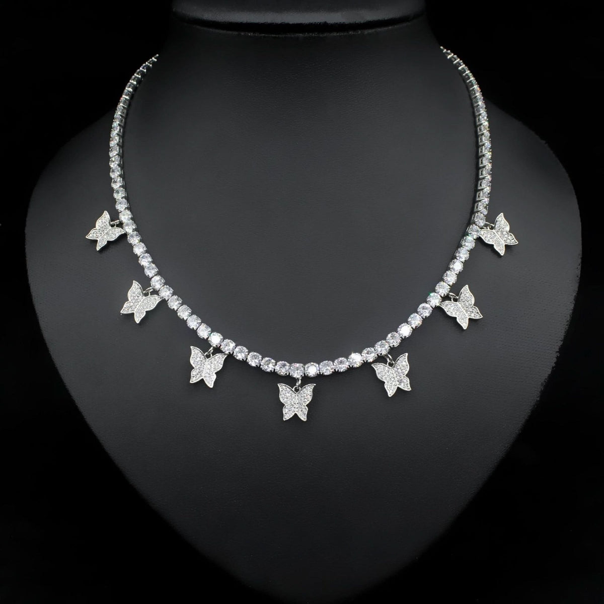 Sparkling Butterfly Choker - ShopLorca