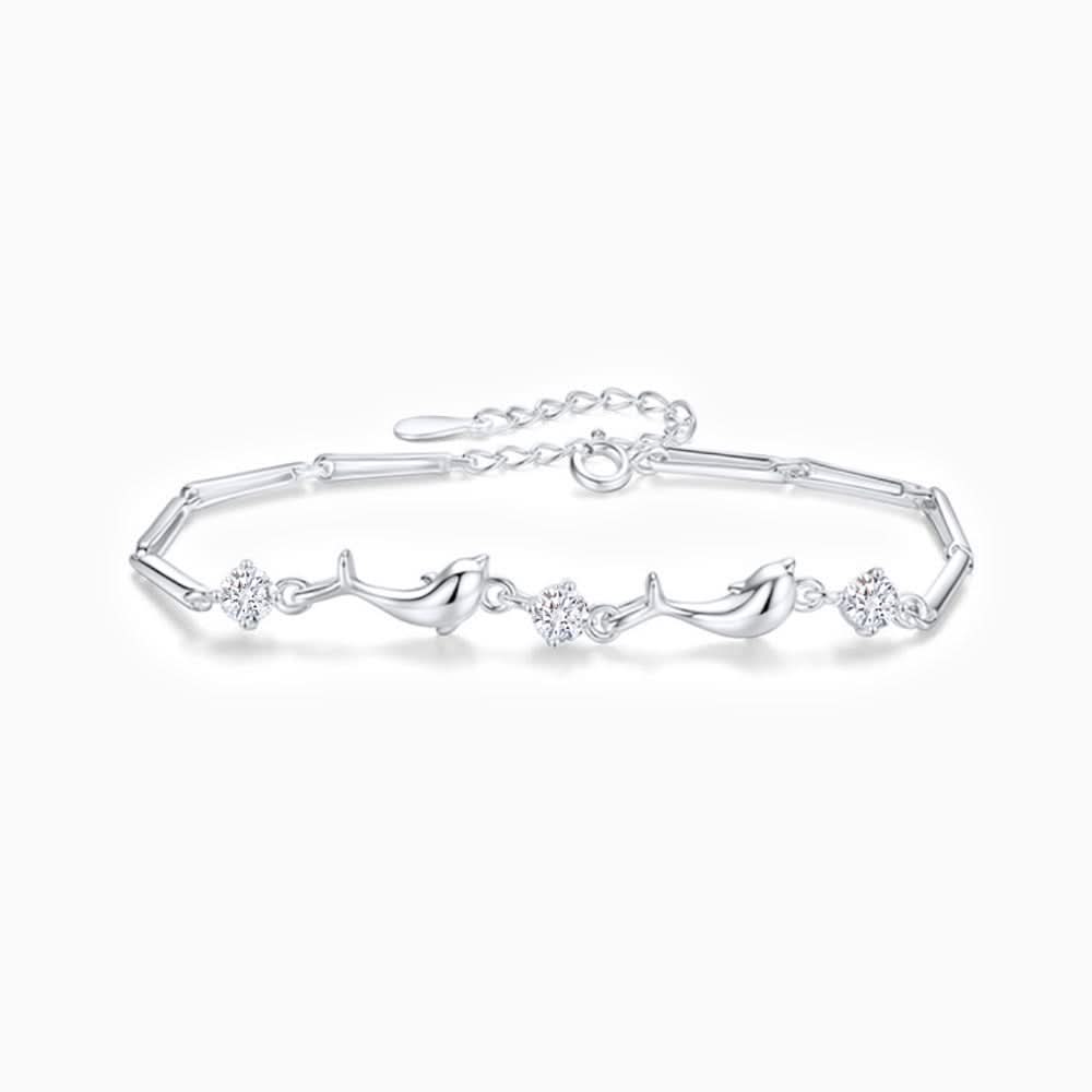 Sparkling Dolphin Bracelet - ShopLorca