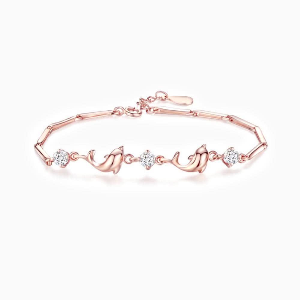 Sparkling Dolphin Bracelet - ShopLorca