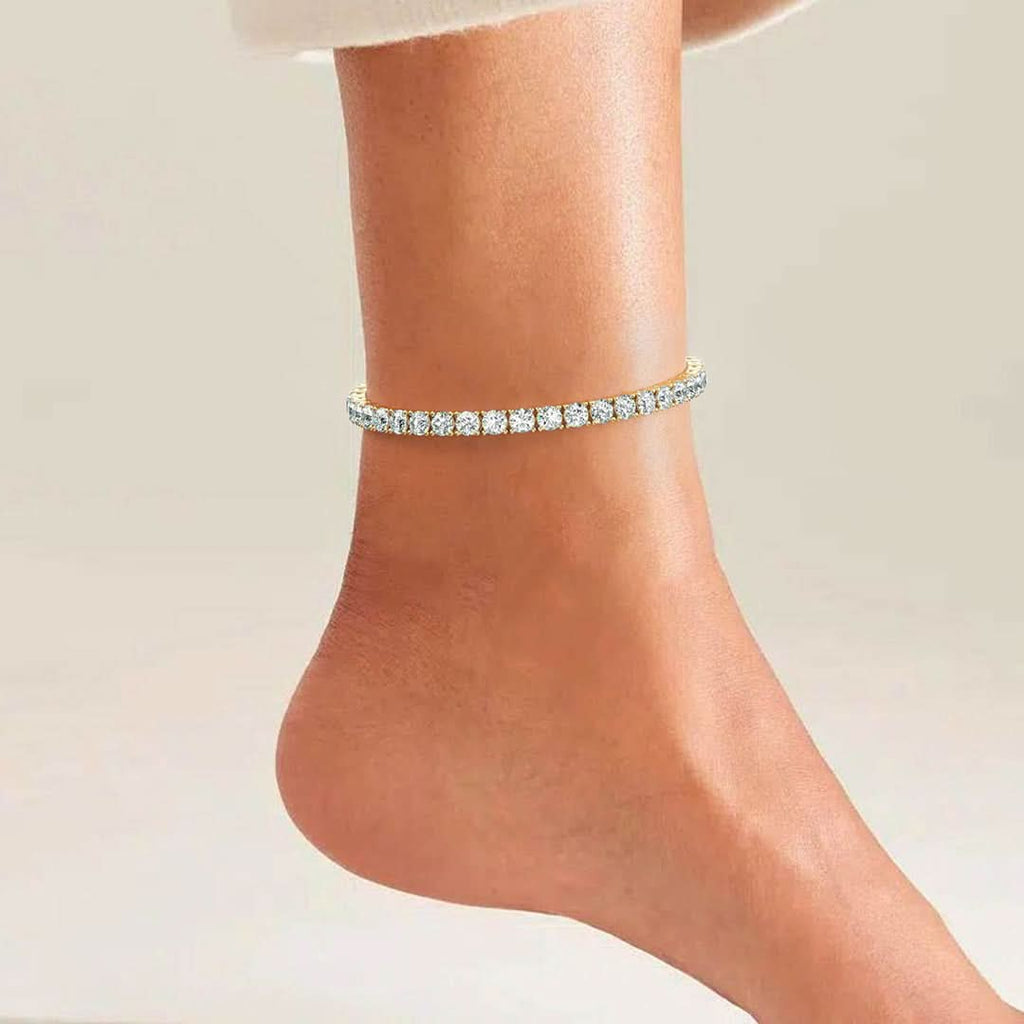 Sparkling Tennis Anklet - ShopLorca