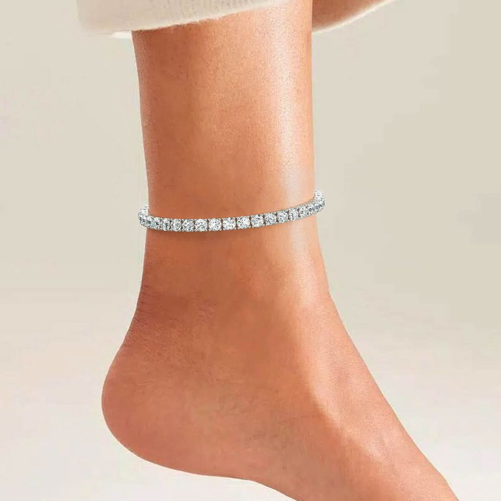 Sparkling Tennis Anklet - ShopLorca