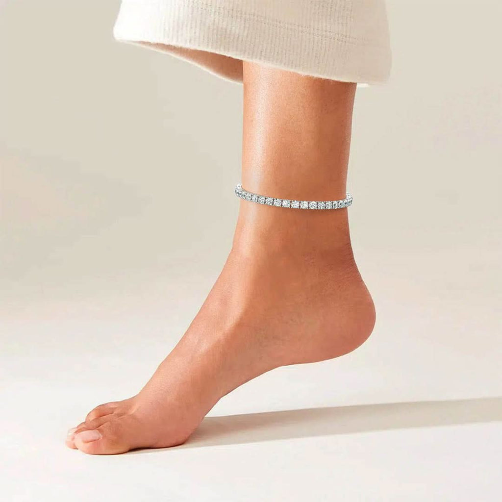 Sparkling Tennis Anklet - ShopLorca