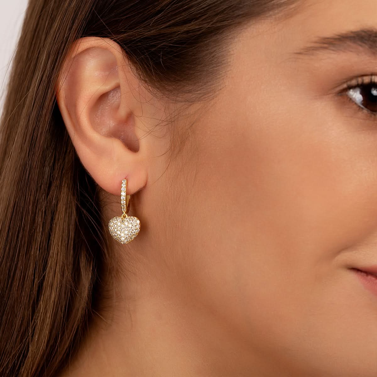 The Hills Heart Pendant Earrings - ShopLorca