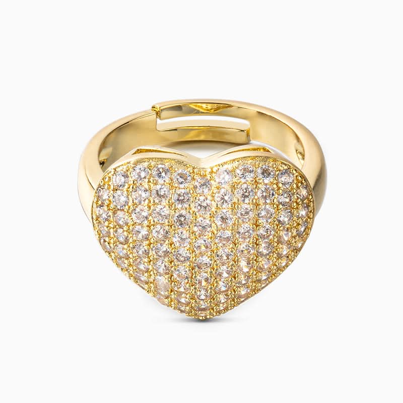 The Hills Heart Pendant Ring - ShopLorca