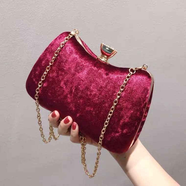 Velvet Flask Clutch Bag - ShopLorca