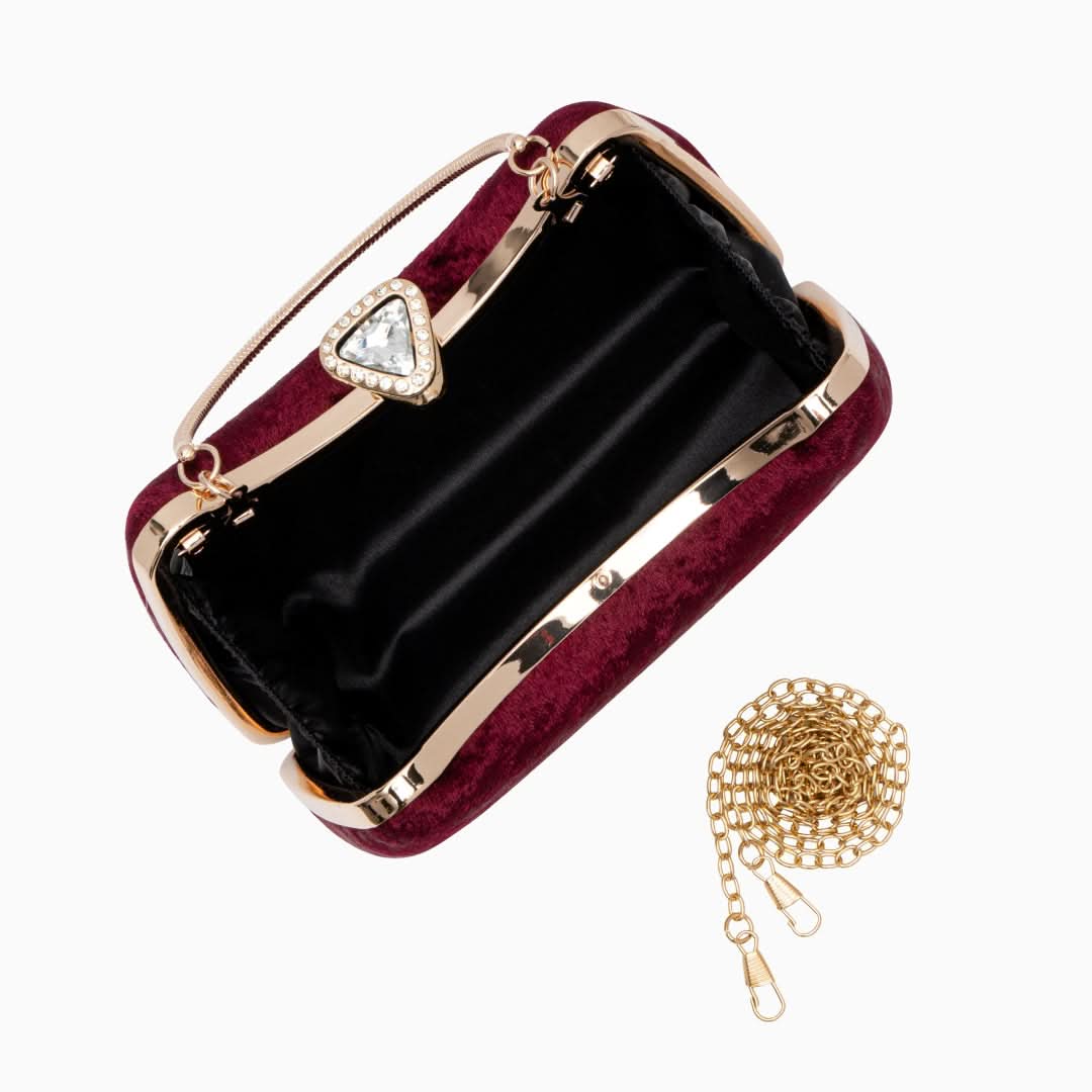 Velvet Flask Clutch Bag - ShopLorca