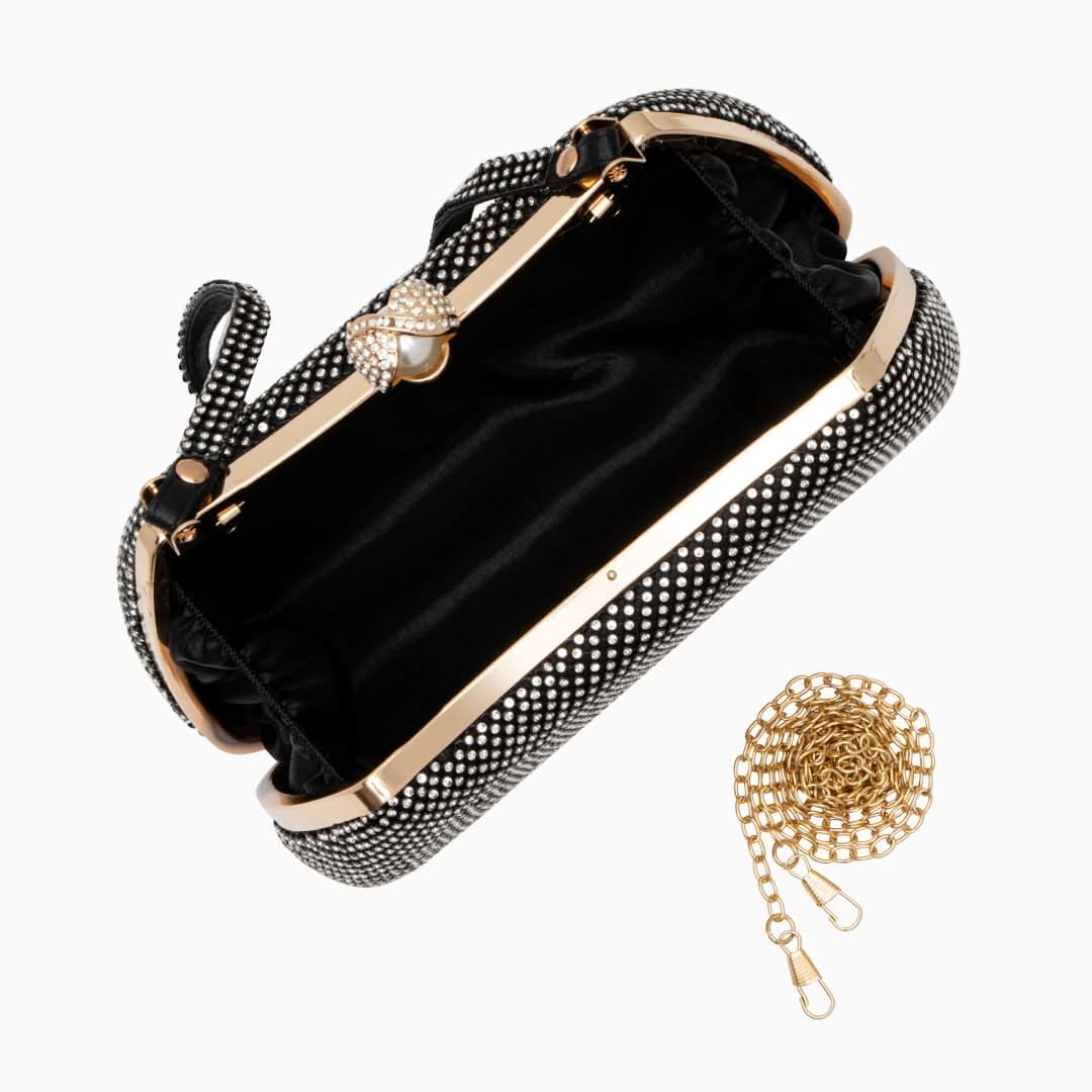 Vintage Rhinestones Glitter Handbag - ShopLorca