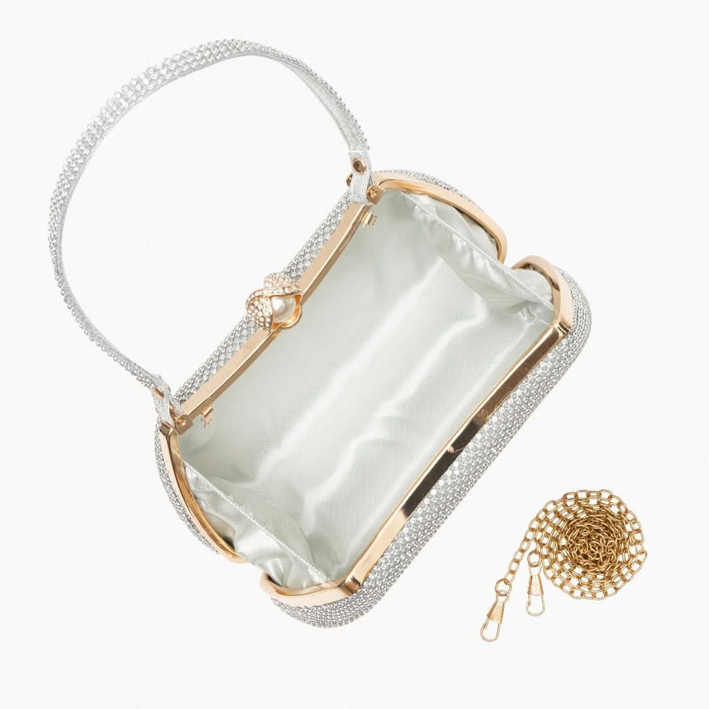 Vintage Rhinestones Glitter Handbag - ShopLorca