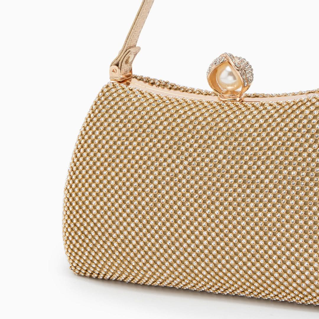 Vintage Rhinestones Glitter Handbag - ShopLorca